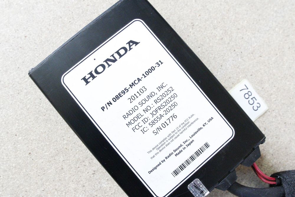 7853 Moduł CB radio 12-17  Honda Goldwing Gl1800