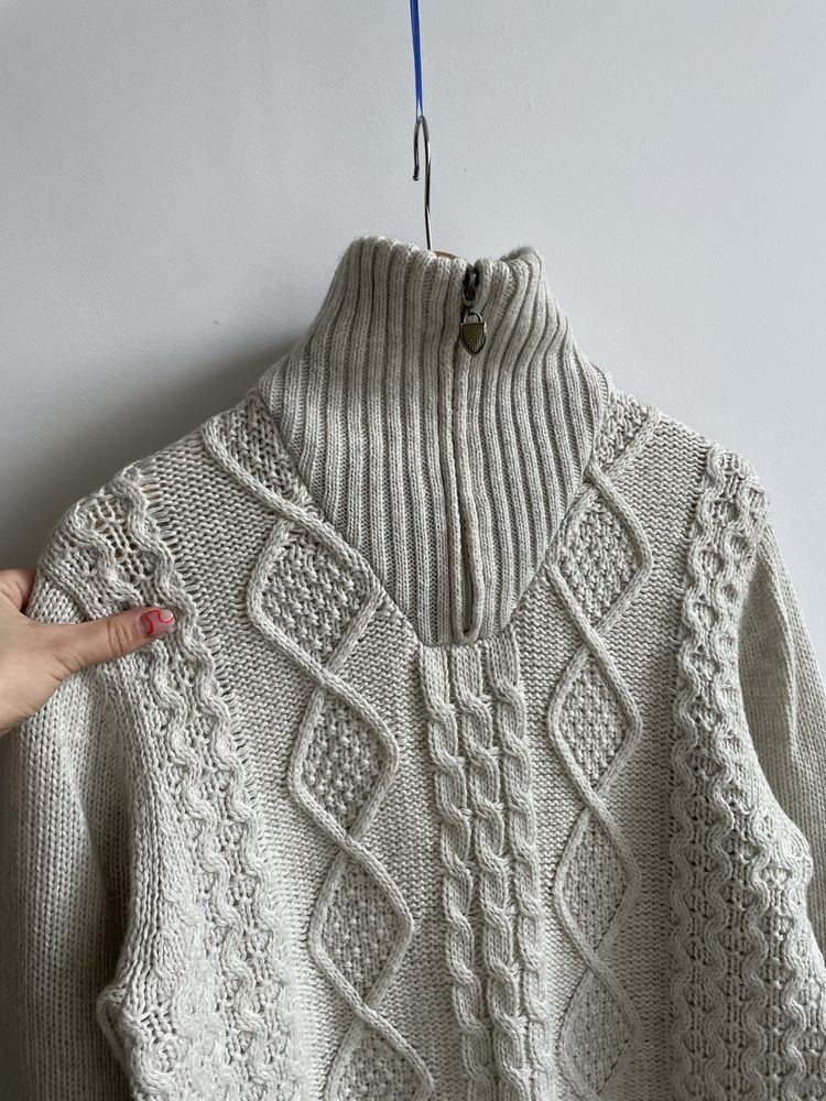 Męski elegancki sweter z zamkiem Westbury S M