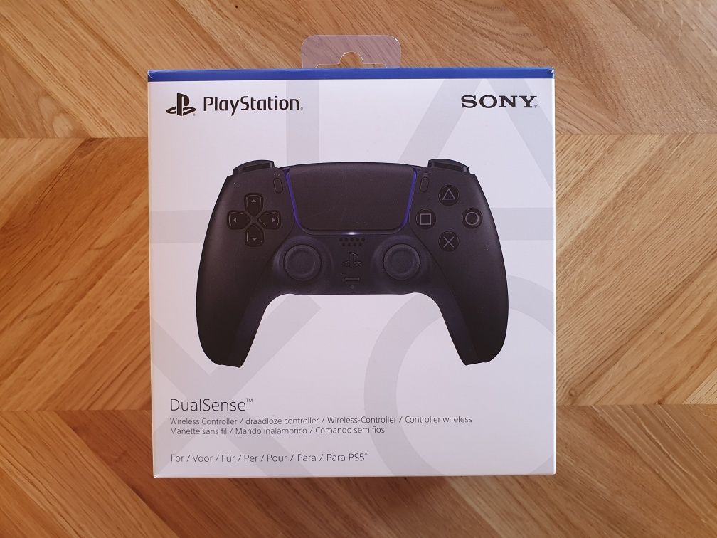 Nowy Pad DualSense PS5 Kontroler PlayStation 5 Czarny Black ŁÓDŹ