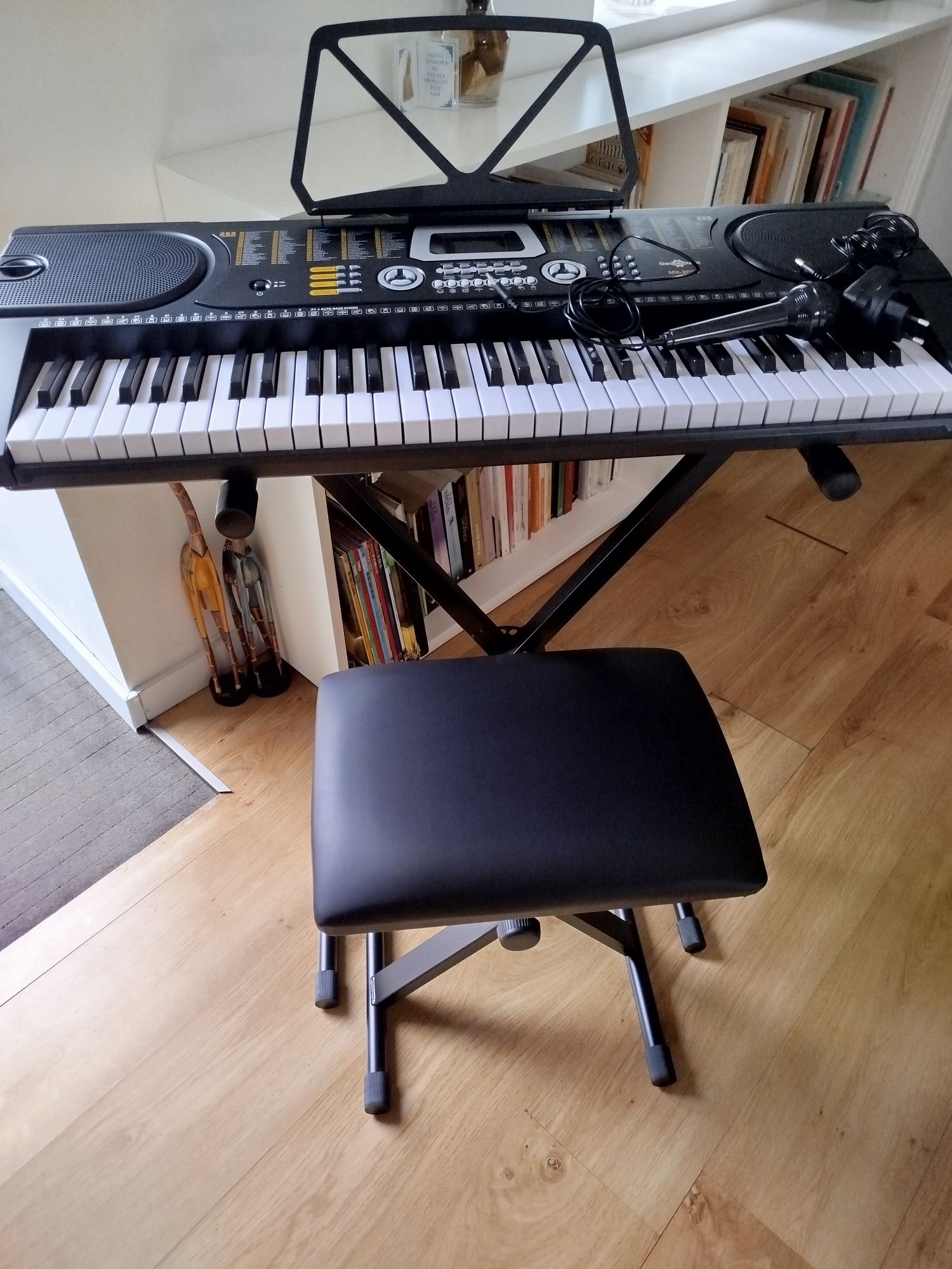 Teclado Piano Portátil de 61 Teclas