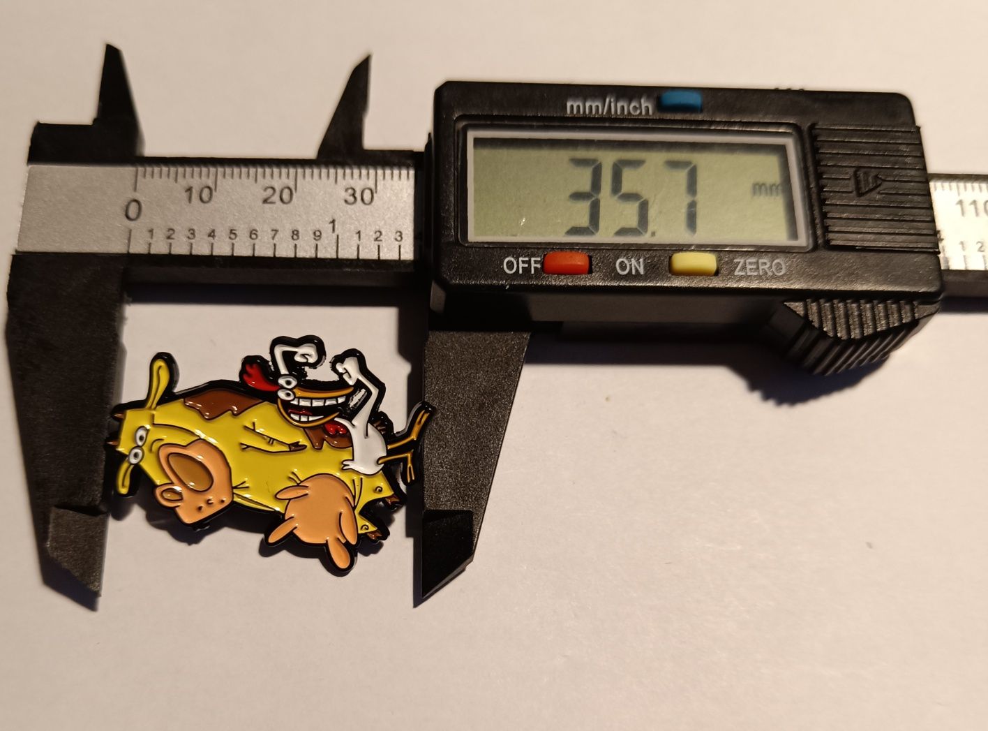 Przypinka  Krowa i Kurczak Cow and Chicken Cartoon Network