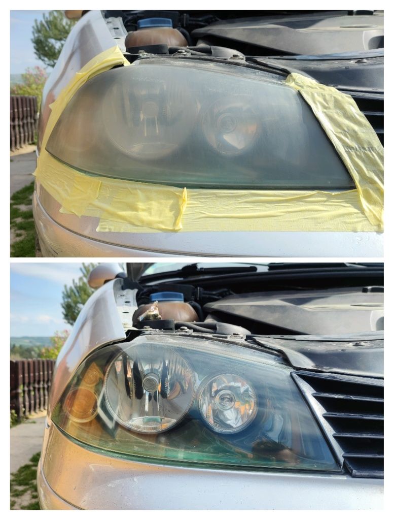 Polerowanie lamp i usługi lakiernicze, oklejanie lamp(Auto Detailing)