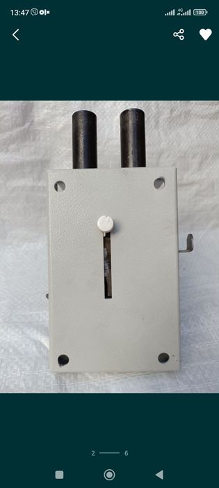 Замок для металлических и деревянных дверей накладной. Четыри варианта