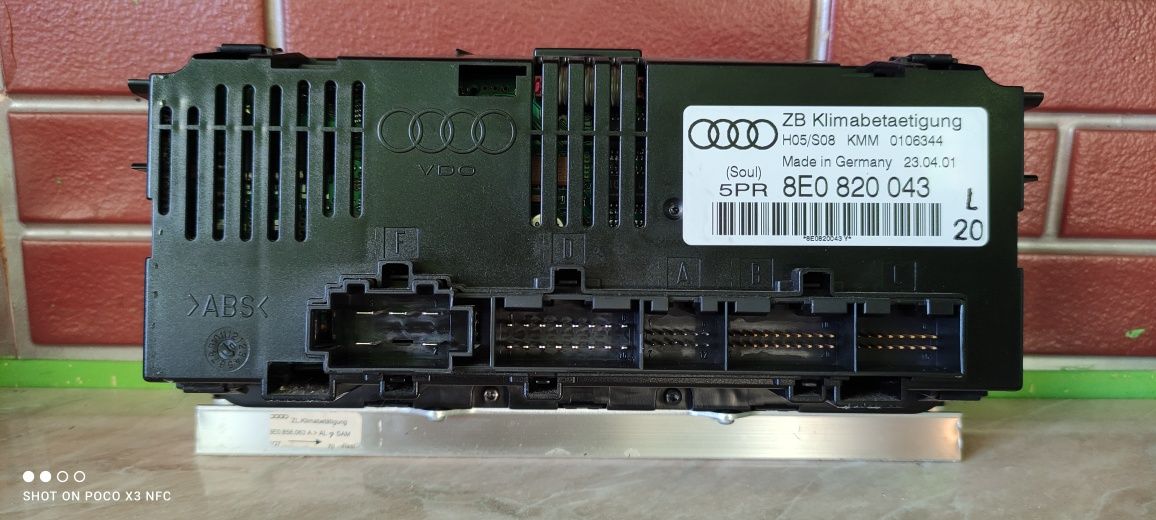 Panel klimatyzacji Audi A4 B6
