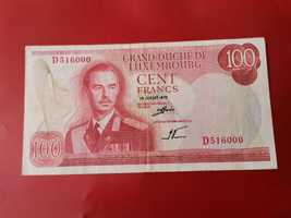 Nota de 100 francs do Luxemburgo