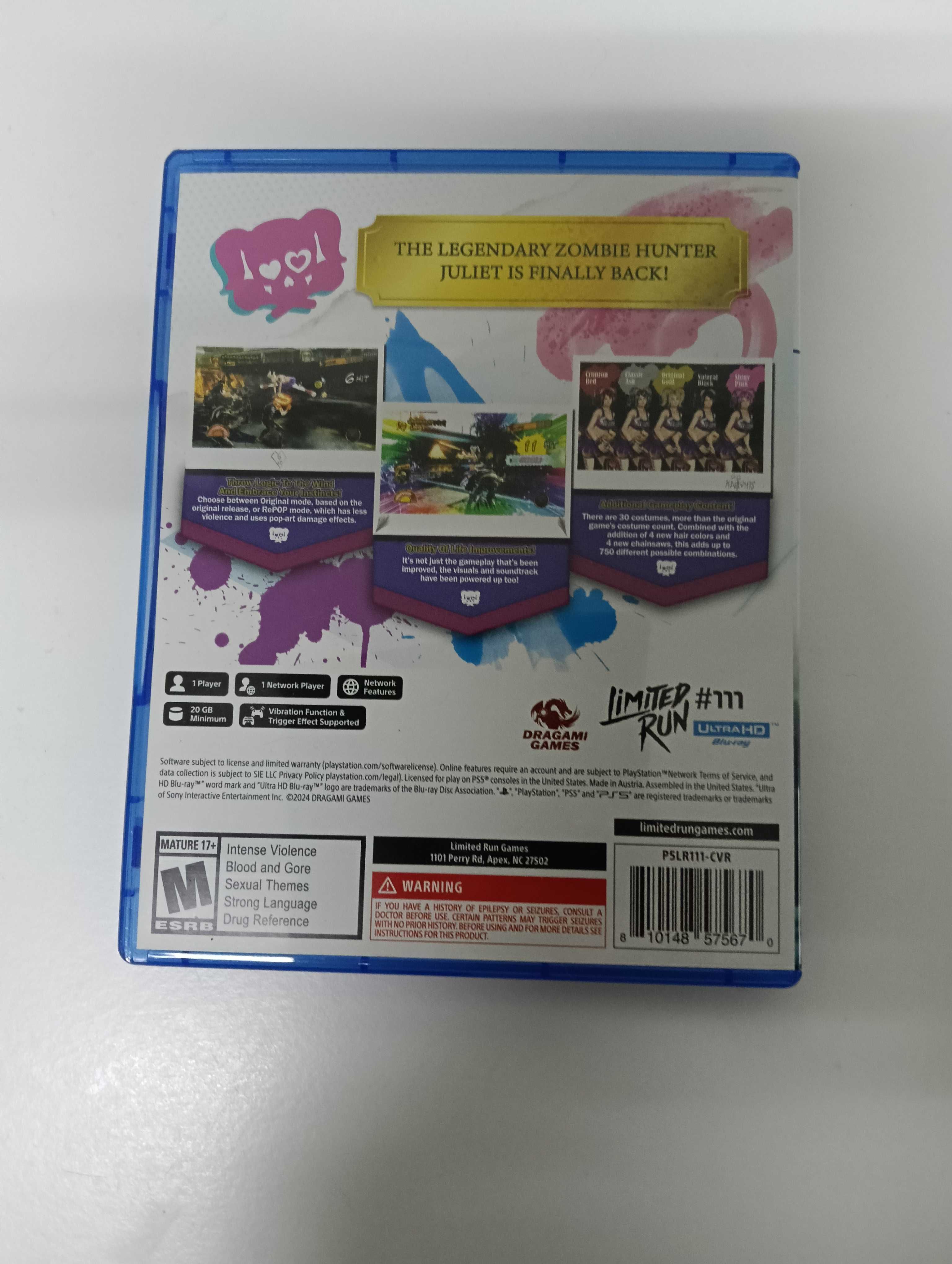 Lollipop Chainsaw PS5 Limited Run