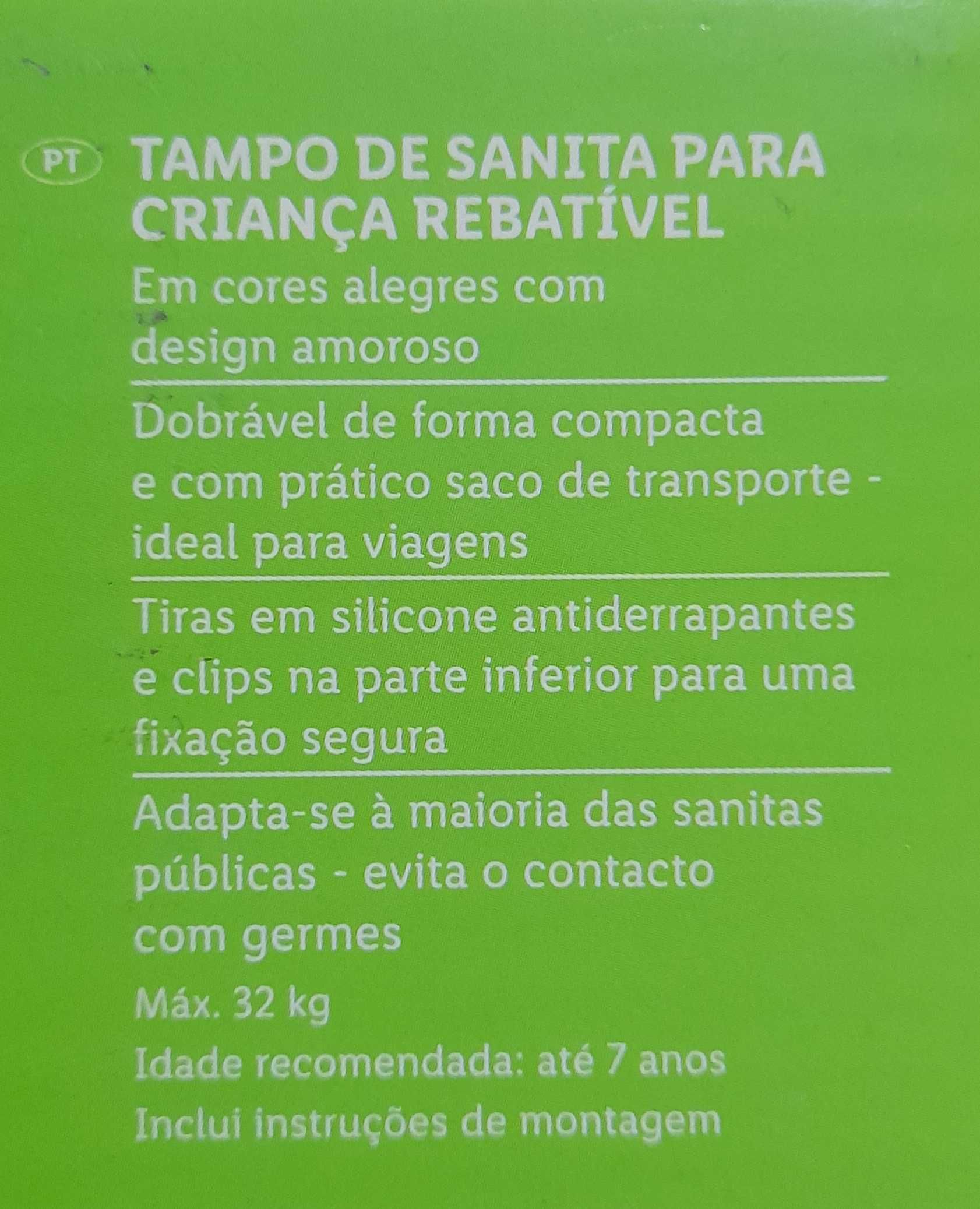 Tampo de sanita portátil