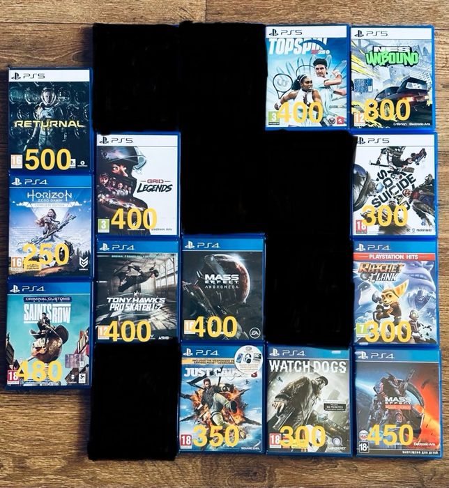 Продам диски для ps4/ps5 цена указана за комплект