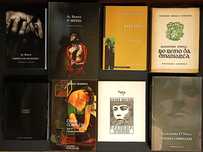 19 livros, principalmente poesia portuguesa. Edições raras. Lote 230€.