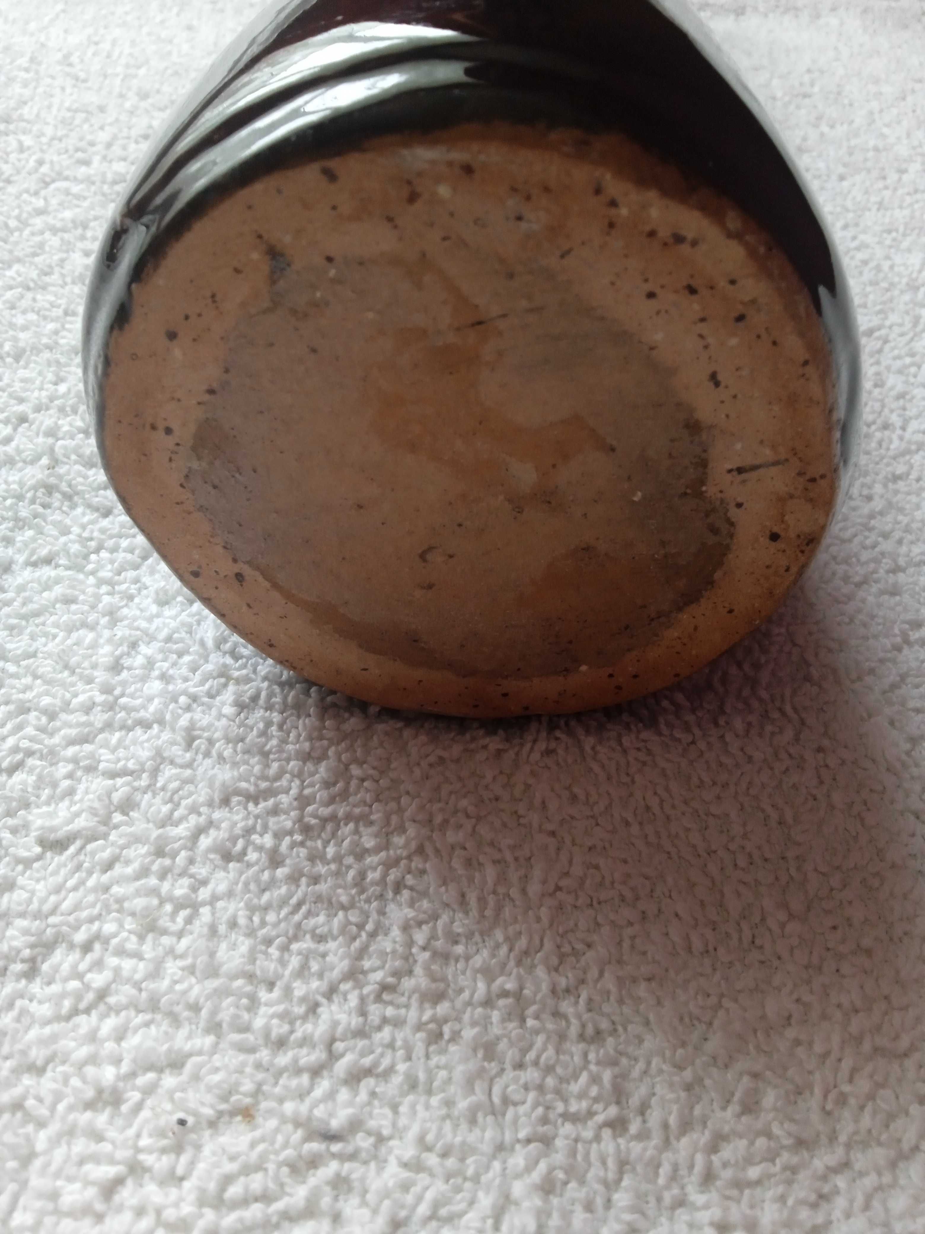 Ceramiczny szkliwiony wazon Sp. Rzem. Reflex.l.60e