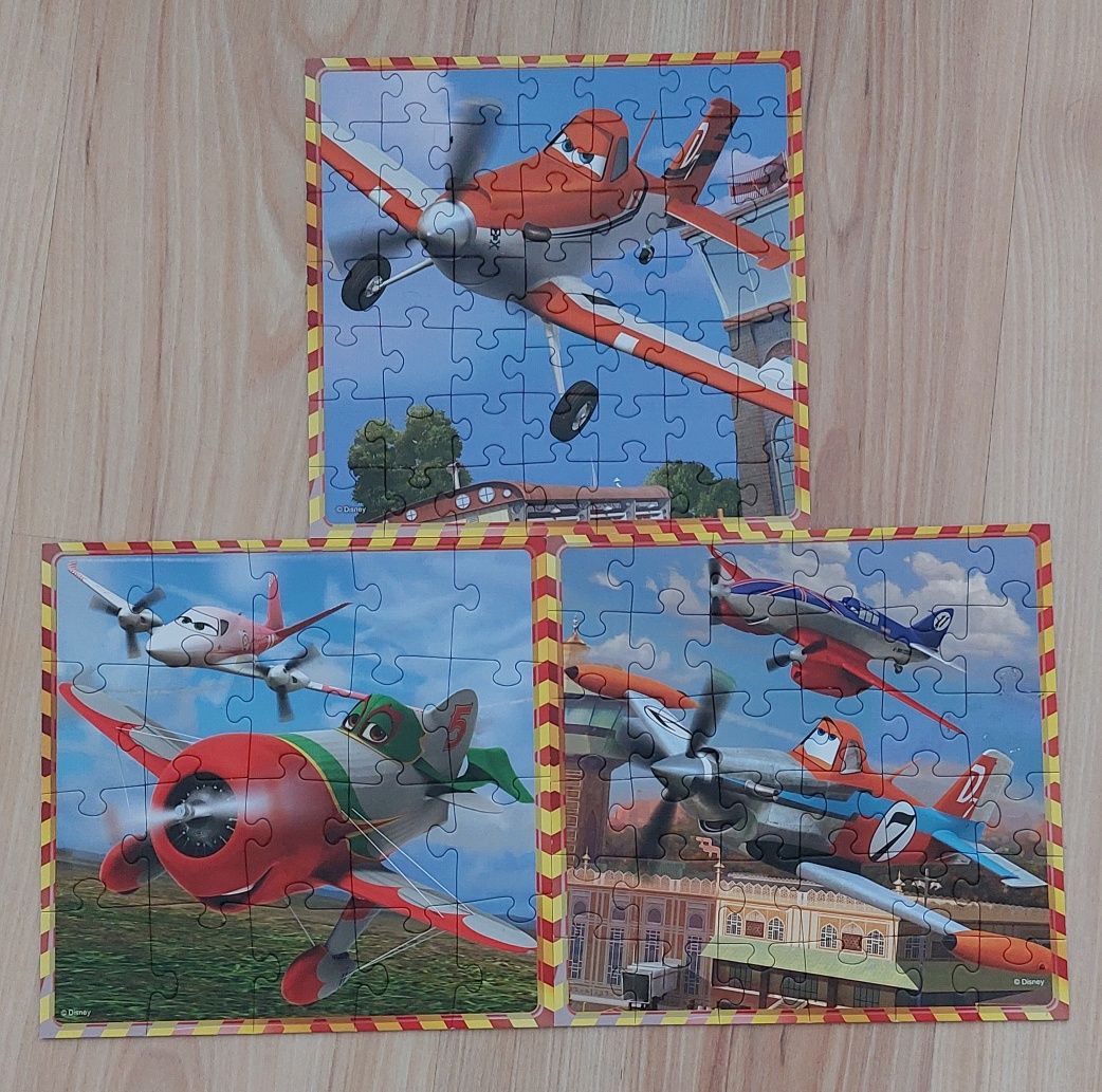 Puzzle Planes/Samoloty 3w1