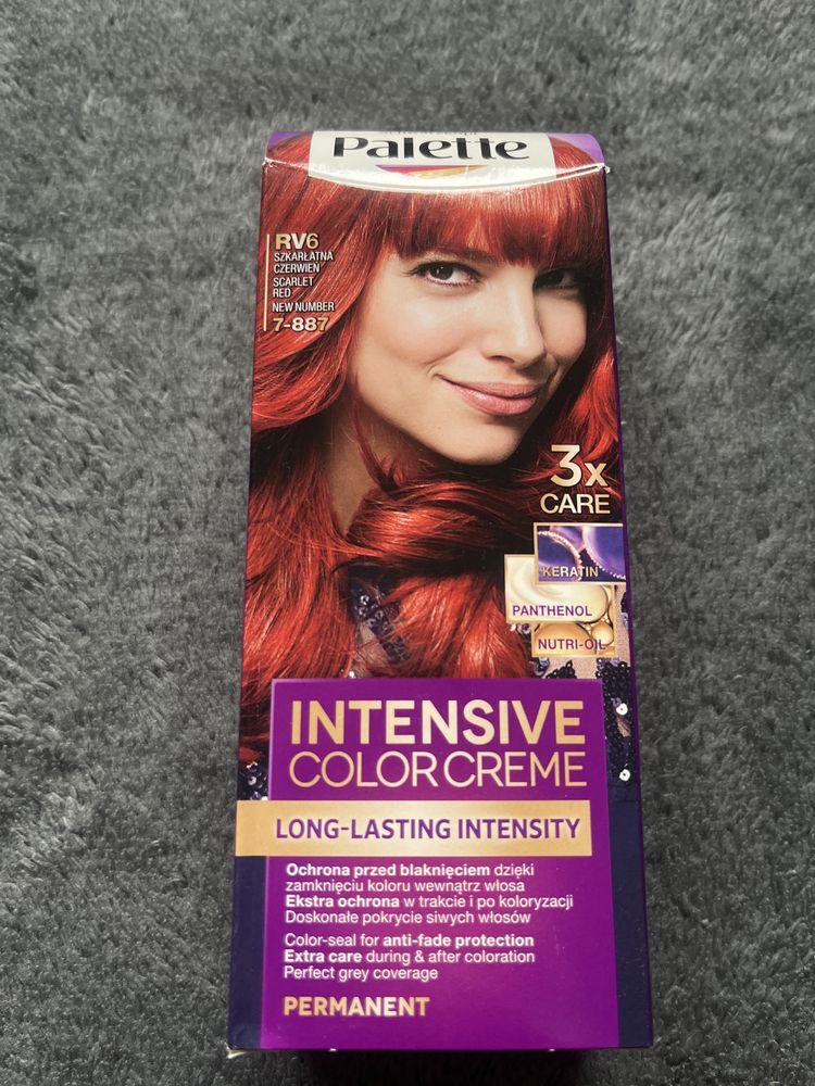 Palette Farba do włosów Intensive Color Creme Szkarłatna Czerwień  RV6