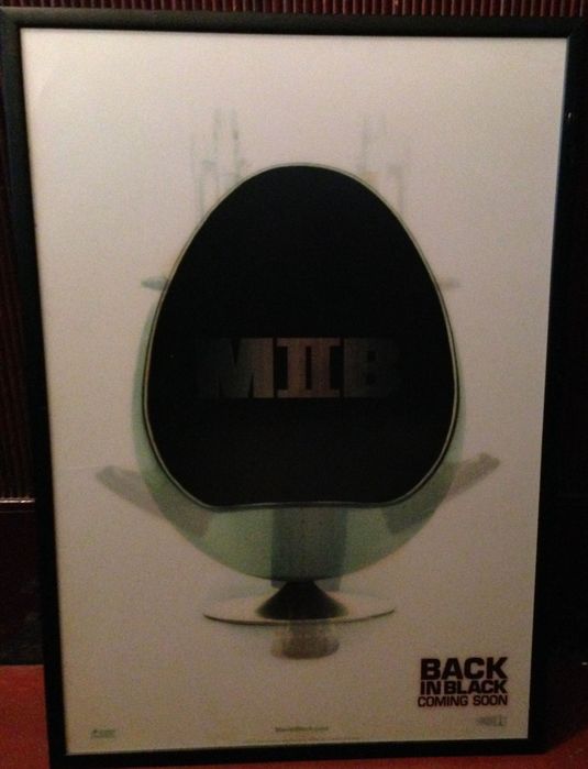 Cartaz original cinema raro filme Men in Black