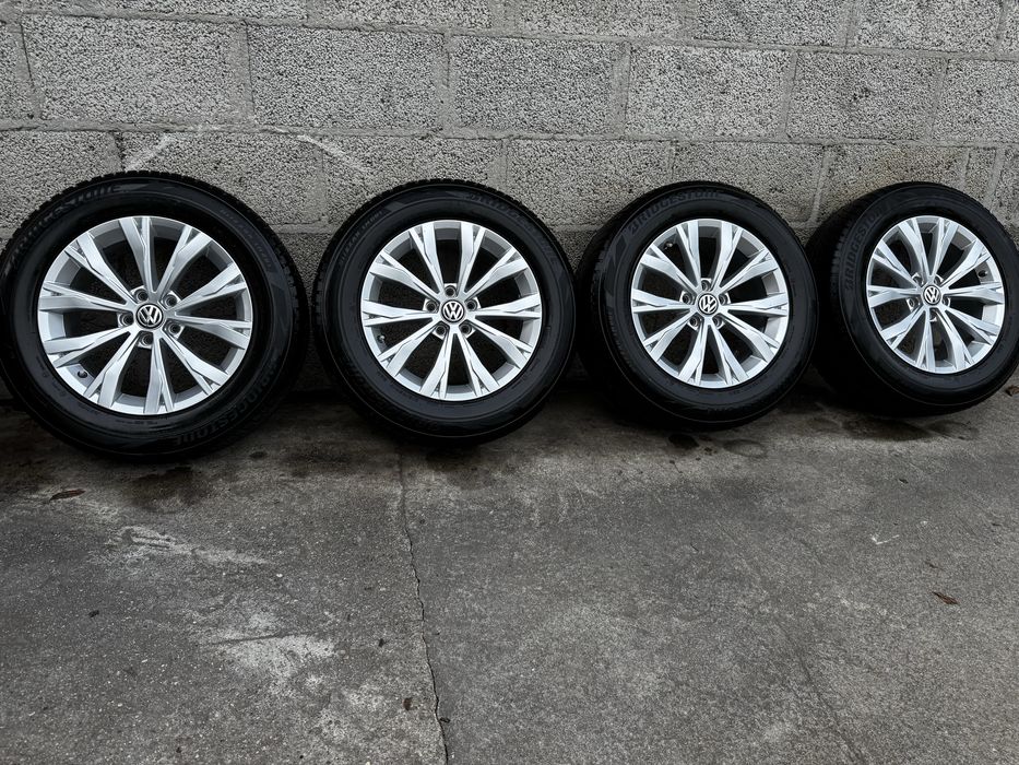 Oryginalne Koła Zimowe R17 5x112 VW Tiguan II kodiaq Opony 215/65/17