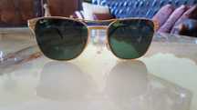 Rayban aviator signet gold