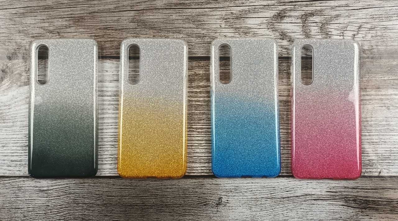 Etui Brokatowe Glitter do Huawei P30 + Szkło Hartowane