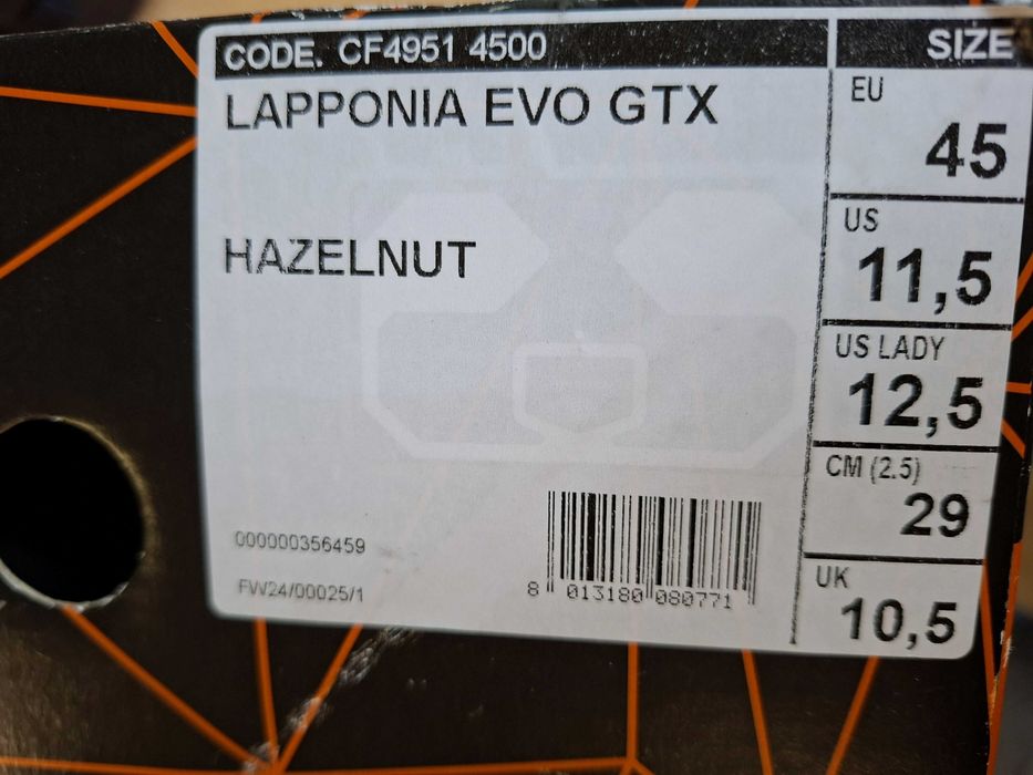 buty outdoorowe trekking CRISPI Lapponia Evo GTX Hazelnut - rozmiar 45