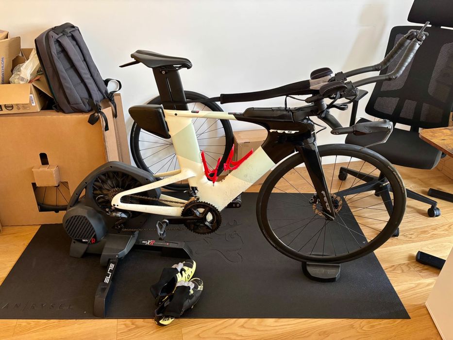 Felt IAx 105 size 54 sage white TT triathlon
