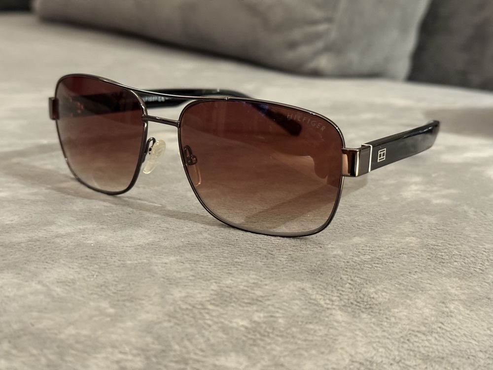 Okulary Tommy Hilfiger męskie przeciwsłoneczne + Pudełko