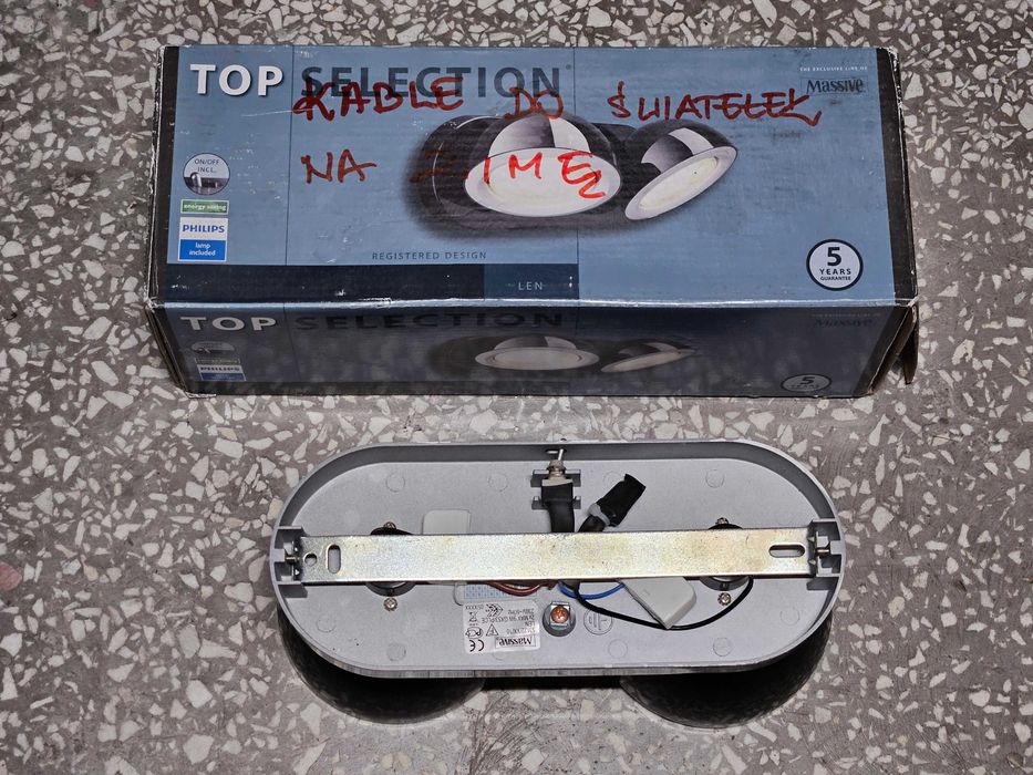 Lampa sufitowa Philips Massive Top Selection Len 2x9W GX53