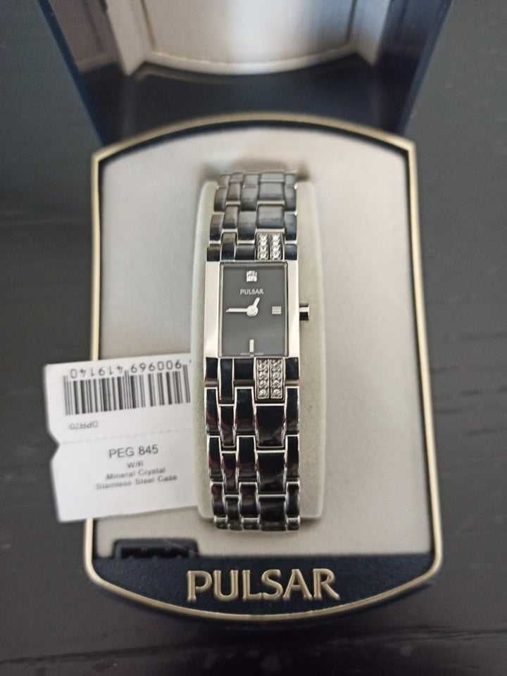 Relógio de Pulso de Senhora (Pulsar PEG 845, Novo e Original) + Oferta