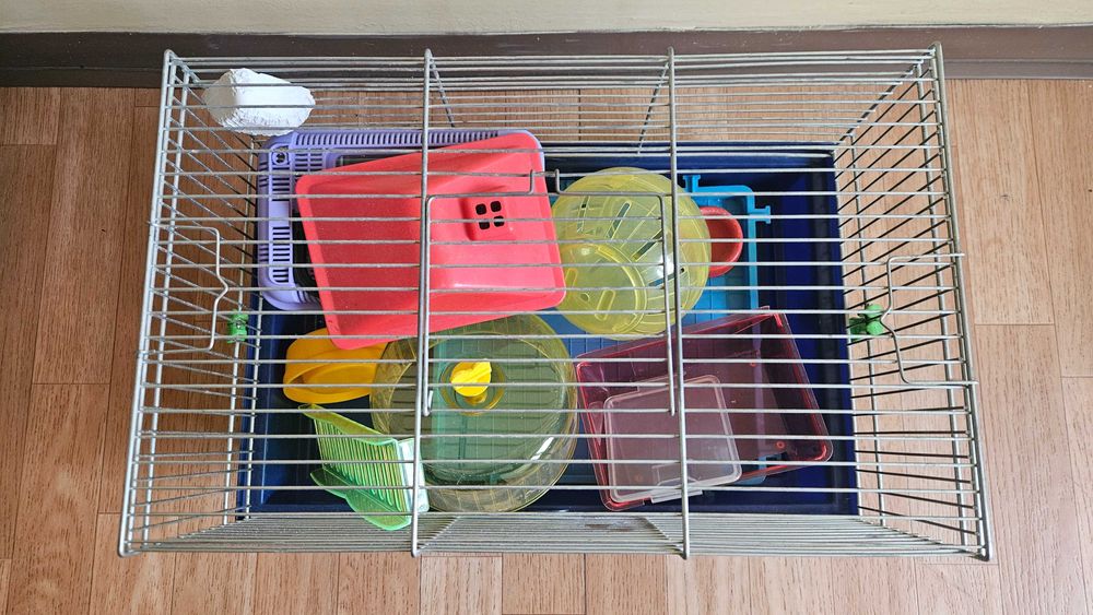 Klatka dla chomika świnki królika kota szynszyla zabawki gratis