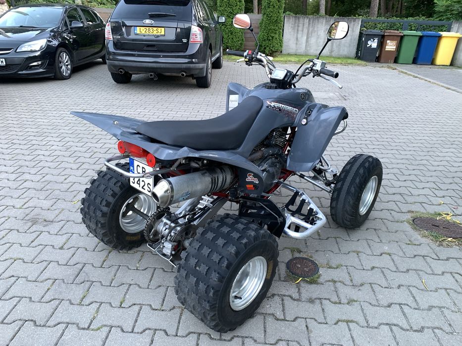 YAMAHA YFM 350 Raptor Reverse HOMOLOGACJA Zarejestrowana osłony tłumik