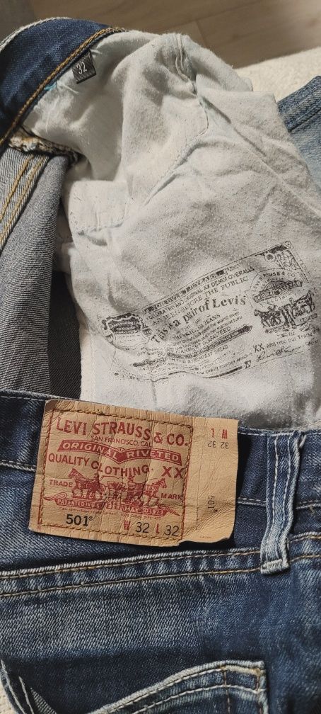 Spodnie jeansy Levis 501 rozmiar 32/32