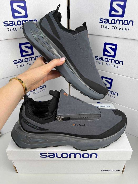 !SALE! Salomon Odyssey Gore-Tex Dark Grey Black 41 42 43 44 45 гортекс