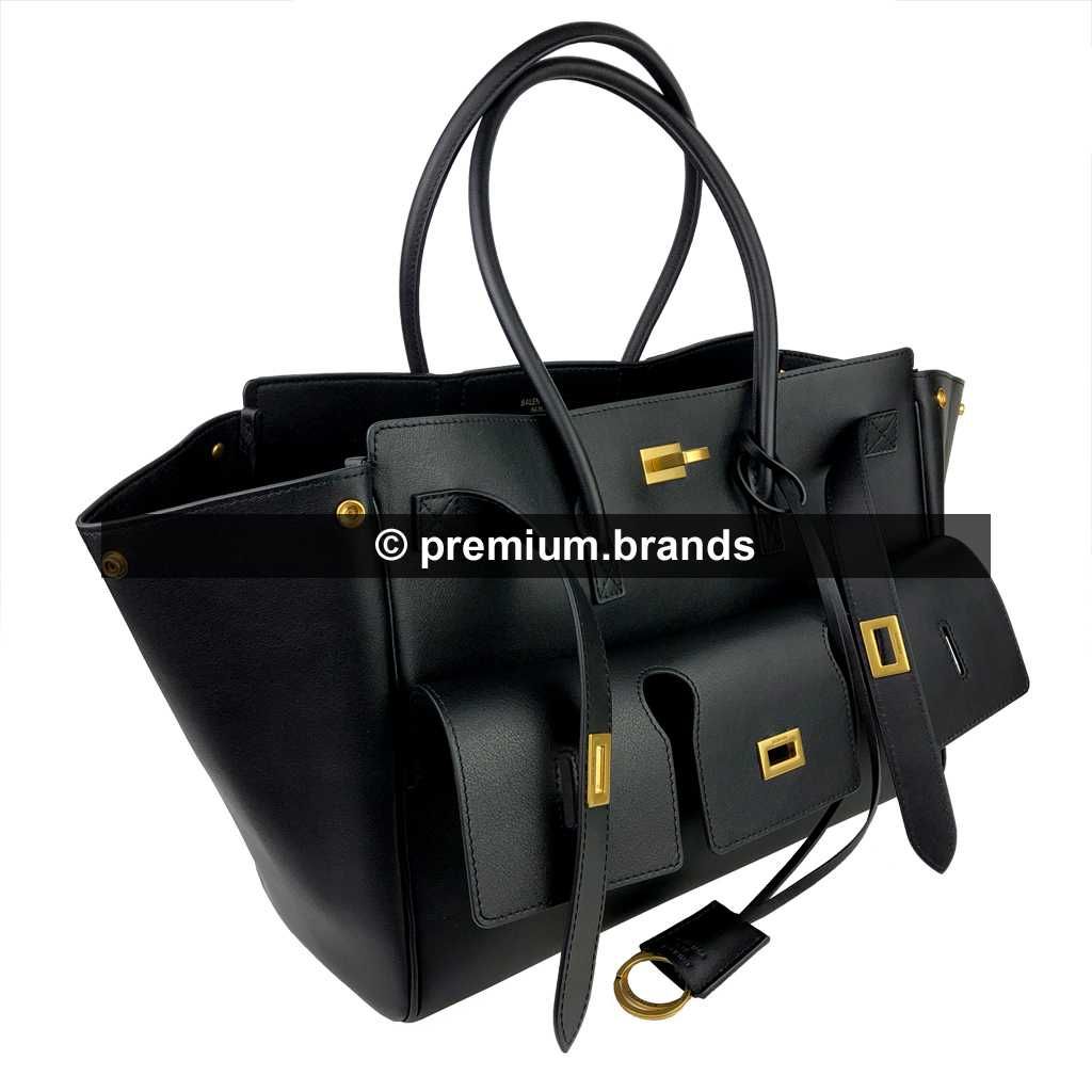 Torba Balenciaga Bel Air Medium czarna skóra naturalna