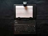 Capa com teclado para tablet 7" nunca usada