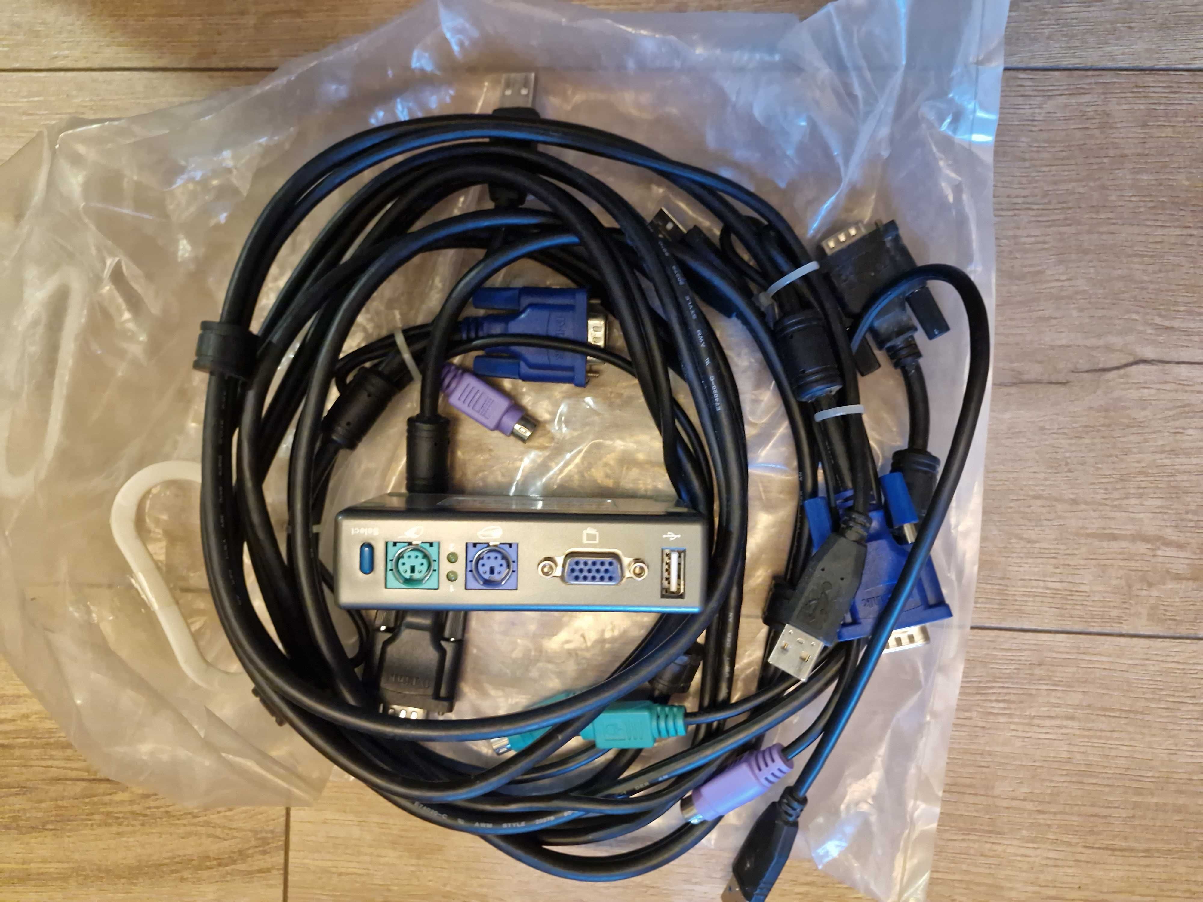 D-Link DKVM-2KU USB/PS/2 + VGA (2 komputery) 1,8m