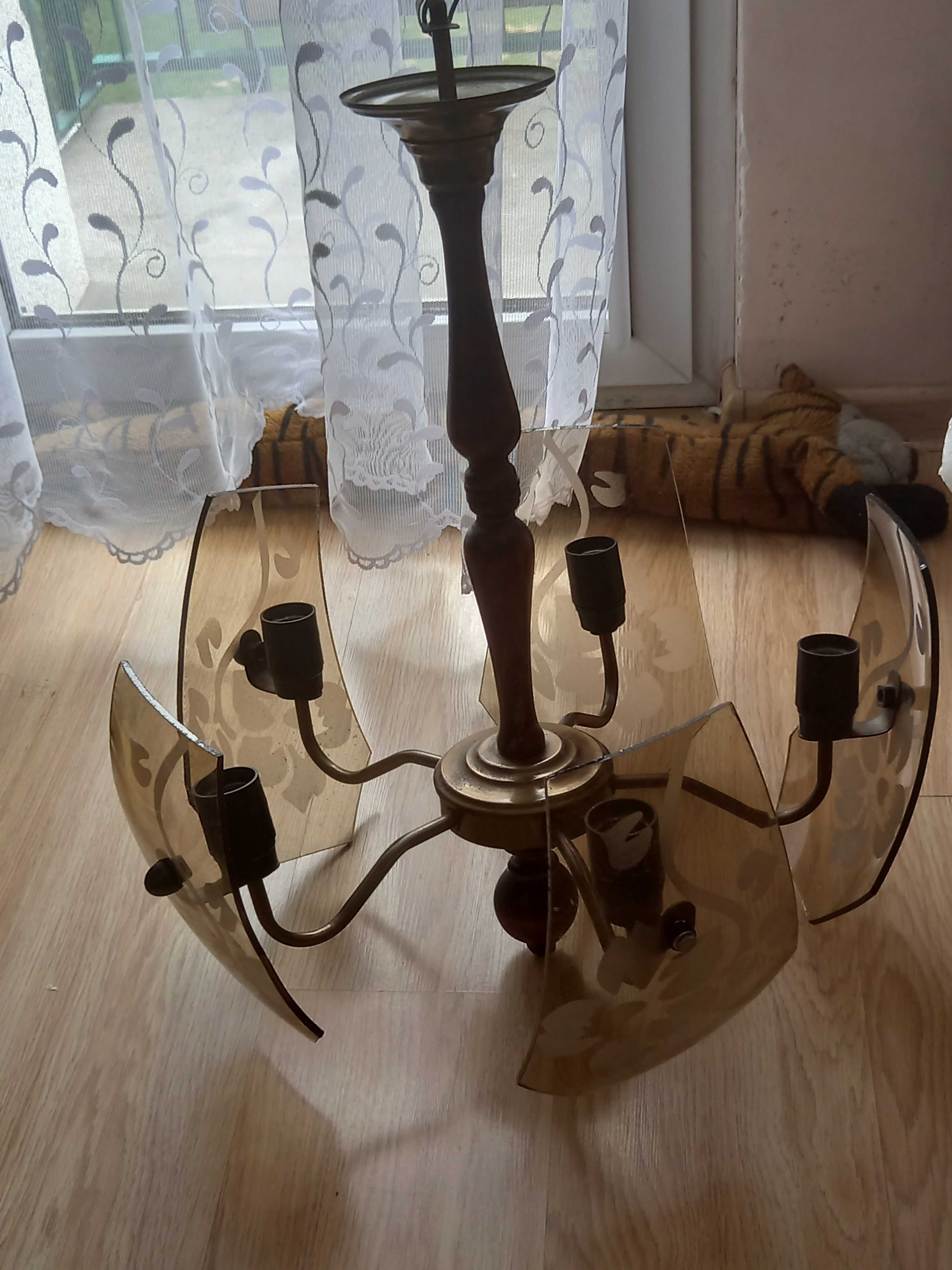 Lampa pięcioramienna