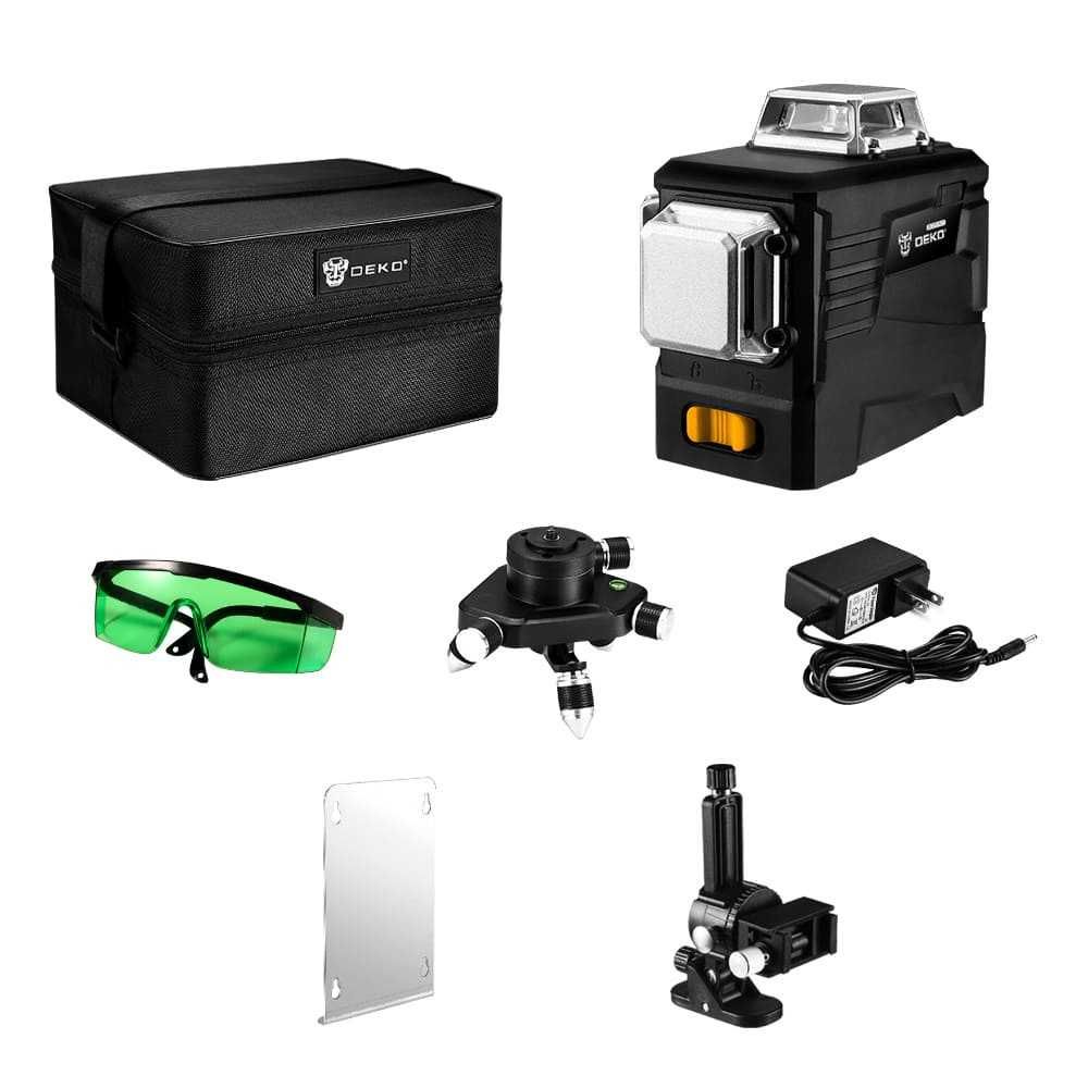 Poziomica laserowa DEKO DKLL12PB2 + detektor