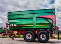 Przyczepa rolnicza skorupowa tandem METAL-TECH TS 14 ton | Wielton