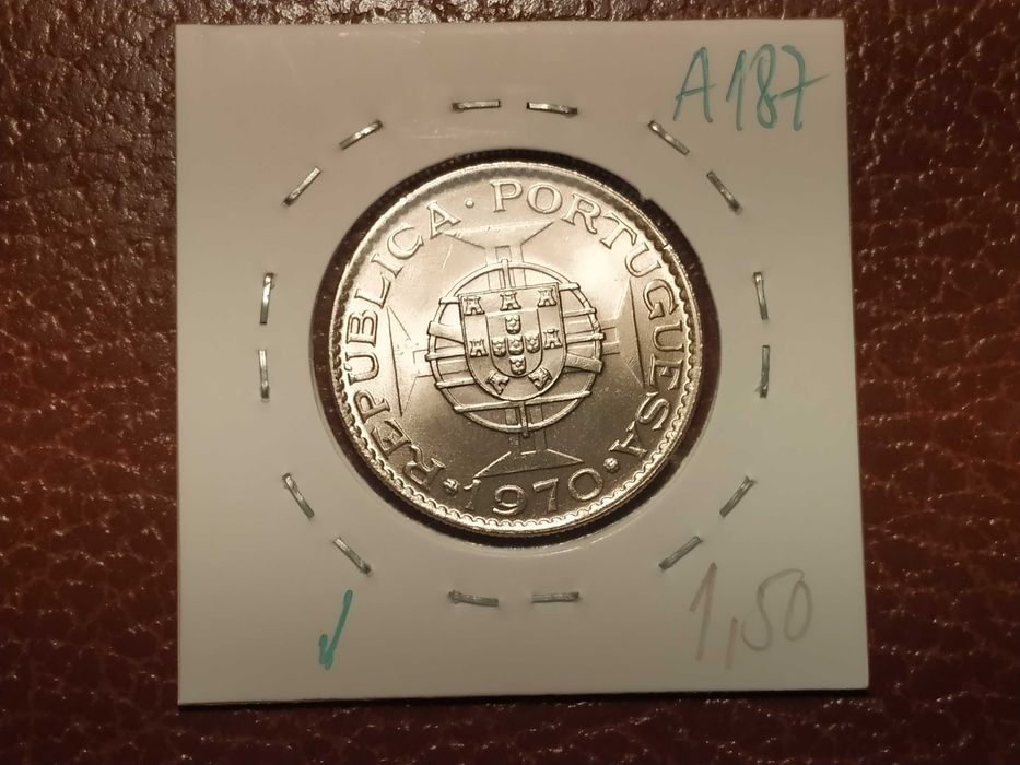 A187 moeda de 10 escudos de 1970 - Moçambique (Ultramar)