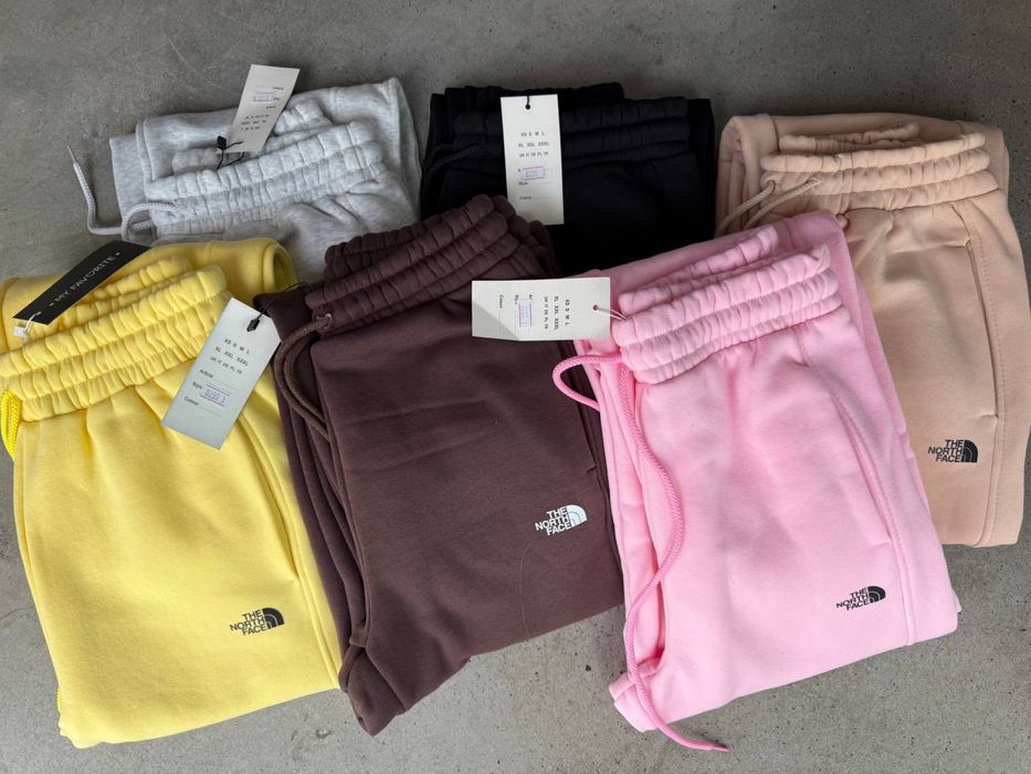 Жіночі штани тнф на флісі, Спортивні зимові штани TNF, Джогери