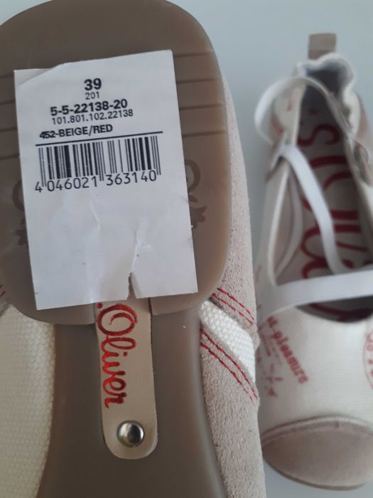 Sapatos rasos S. Oliver (NOVOS)