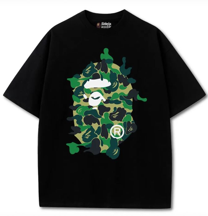 Футболки BAPE A Bathing APE Logo унисекс Бейп Бэйп Новинка сезона
