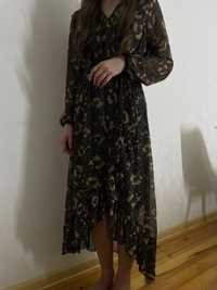 Сукня чорно-коричнева розмір-s