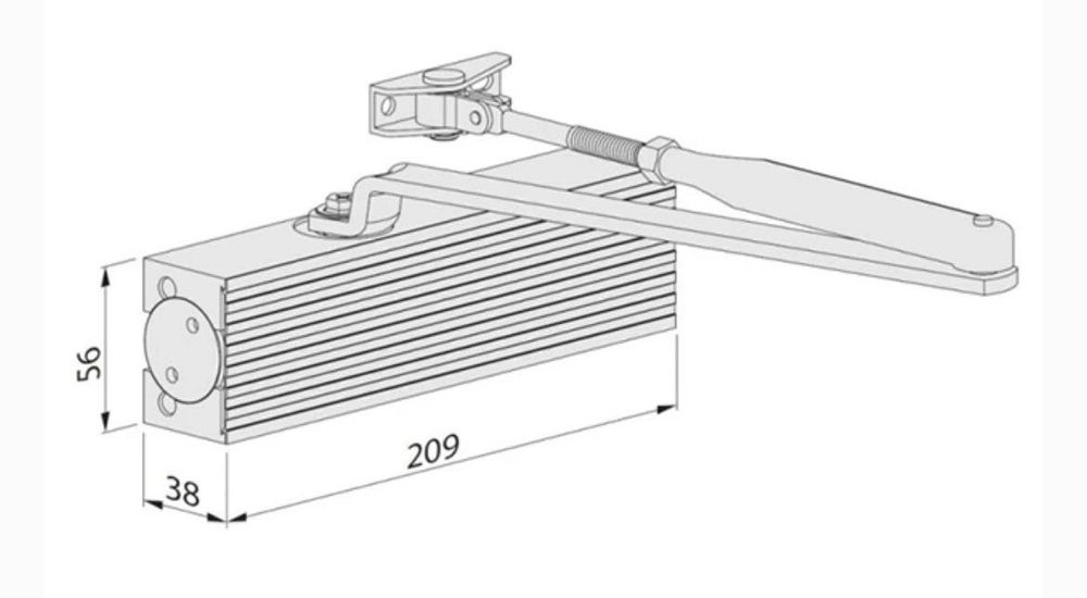 Доводчик дверний Eco