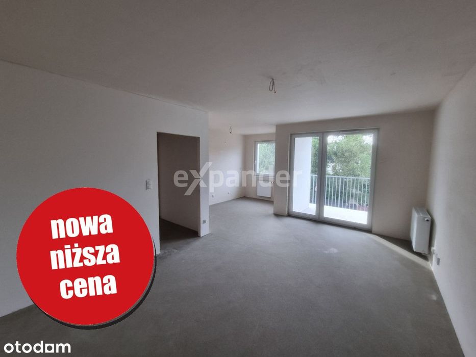 3 pokoje 56m2 + balkon  20min Centrum 50tys Taniej