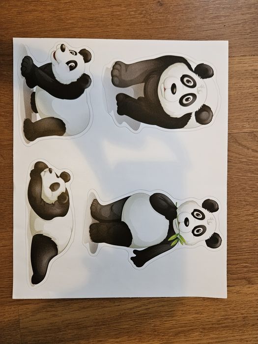 Naklejki pandy na ścianę lub meble