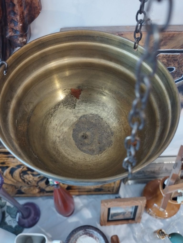 Piękna stara waga mosiężna vintage