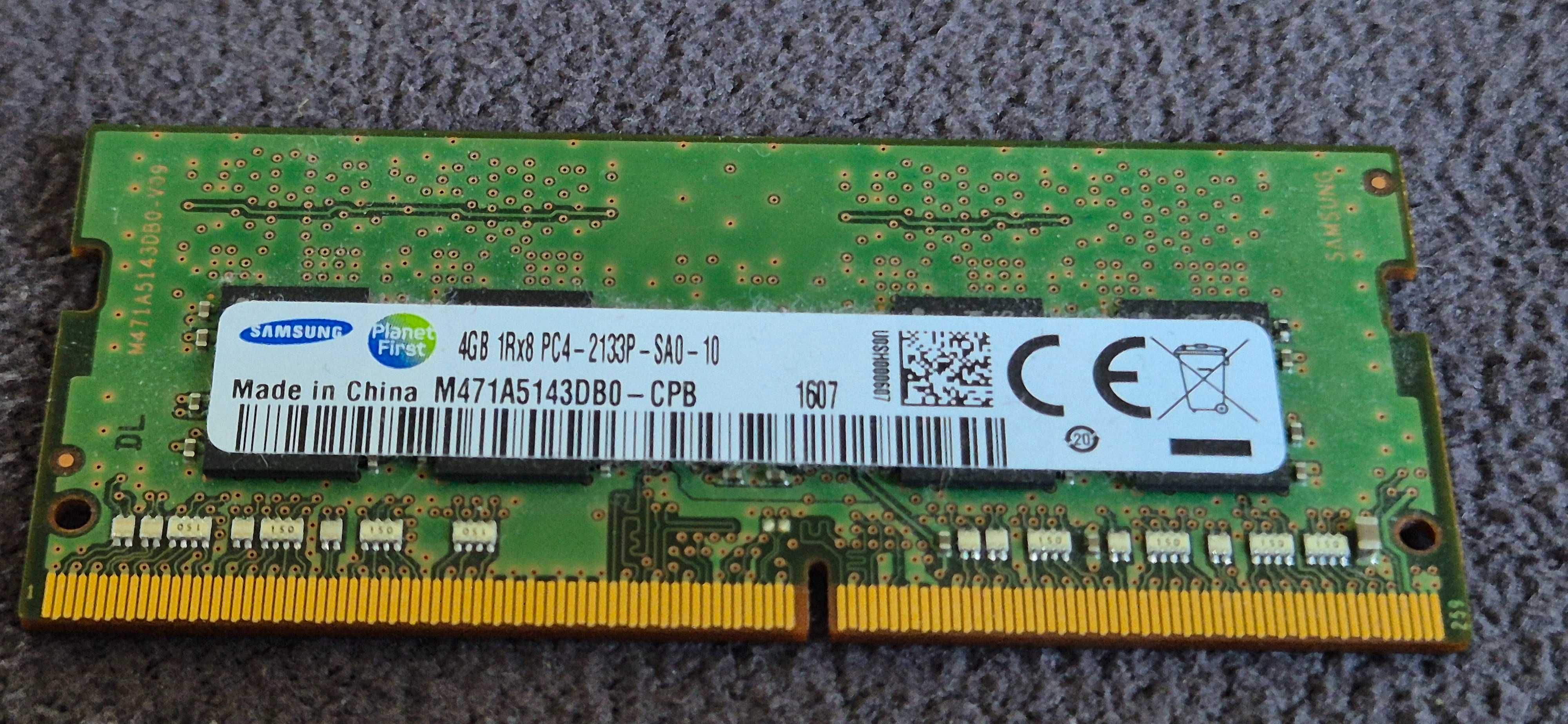 Pamięci RAM do laptopa – 2x używane (4GB, 8GB) sprawne (DDR4 2133 MHz)