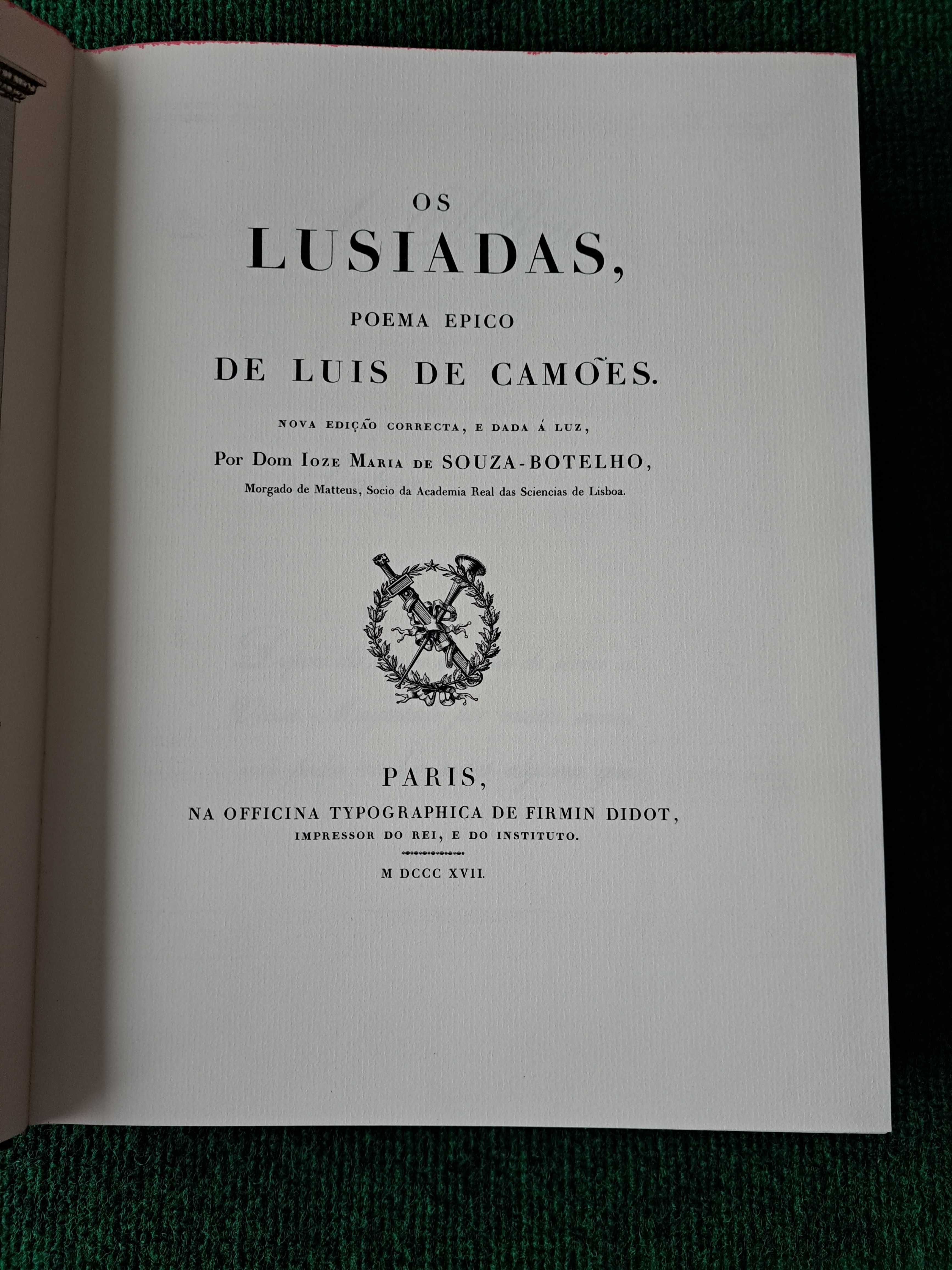 Os Lusiadas Edição Fac-simile Comemorativa do 5º Centenário