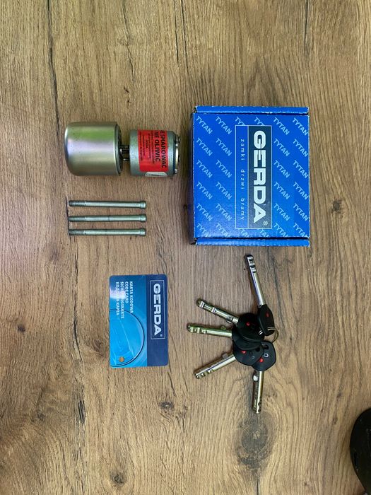 Atestowana wkładka cylindryczna GERDA RIM 6000SX20 do drzwi typu SX20