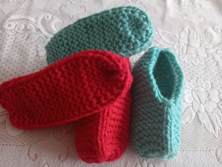 2 pary kapci z wełną 38-42