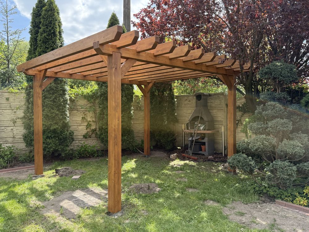 pergola 4x5m/ zadaszenie tarasu/zadaszenie/wiata/roleta