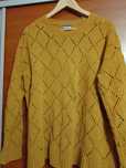 sweter damski miodowy